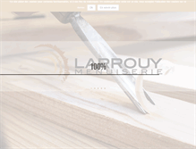 Tablet Screenshot of larrouy-menuiserie.com